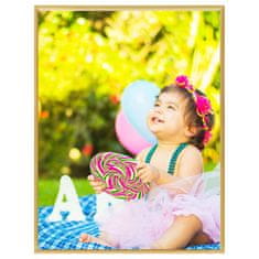 Vidaxl Foto okvirji 5 kosov namizni zlati 20x25 cm MDF