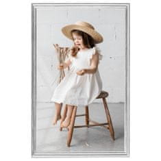 Vidaxl Foto okvirji 3 kosi stenski/namizni srebrni 13x18 cm MDF