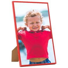 Vidaxl Foto okvirji 3 kosi stenski/namizni rdeči 70x90 cm MDF