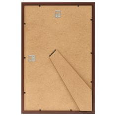 Vidaxl Foto okvirji 5 kosov stenski/namizni rjavi 59,4x84 cm MDF