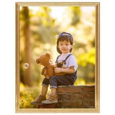 Vidaxl Foto okvirji 3 kosi stenski zlati 40x50 cm MDF