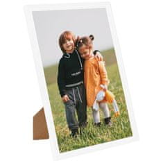 Vidaxl Foto okvirji 3 kosi stenski/namizni beli 70x90 cm MDF