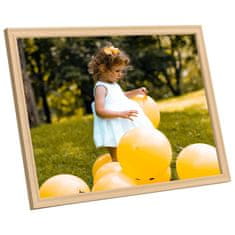 Vidaxl Foto okvirji 5 kosov stenski/namizni svetel hrast 40x50 cm