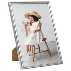 Vidaxl Foto okvirji 3 kosi stenski/namizni srebrni 59,4x84 cm