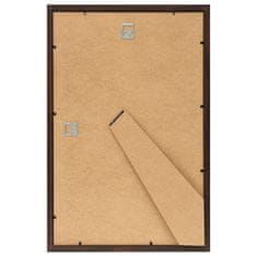 Vidaxl Foto okvirji 3 kosi namizni črni 28x35 cm MDF
