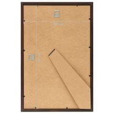 Vidaxl Foto okvirji 3 kosi namizni črni 28x35 cm MDF