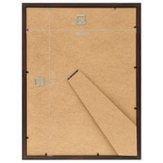 Vidaxl Foto okvirji 3 kosi stenski črni 40x50 cm MDF