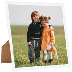 Vidaxl Foto okvirji 5 kosov stenski beli 50x50 cm MDF