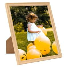 Vidaxl Foto okvirji 3 kosi namizni svetel hrast 20x25 cm