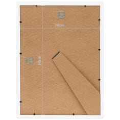 Vidaxl Foto okvirji 3 kosi stenski/namizni beli 70x90 cm MDF