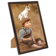 Vidaxl Foto okvirji 5 kosov stenski črni 42x59,4 cm MDF