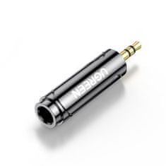 Ugreen AV168 adapter 3.5mm - 6.35mm / 6.5mm, črna