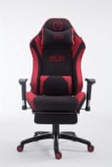 BHM Germany Gaming stol Racing Shift, tekstil, črna / rdeča