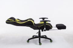 BHM Germany Gaming stol Racing Shift, tekstil, črna / zelena