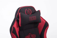 BHM Germany Gaming stol Racing Shift, tekstil, črna / rdeča