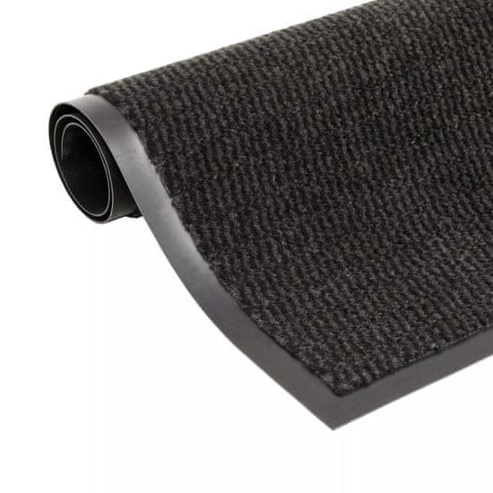 Vidaxl Protiprašni predpražnik pravokotni taftani 120x180 cm črn