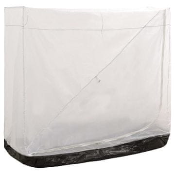 Vidaxl Univerzalna spalnica za šotor siva 200x90x175 cm