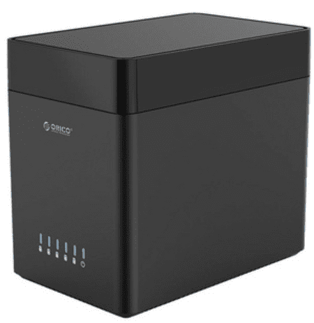 Orico DS500U3 zunanje ohišje za HDD, 5x 8,89 cm, USB 3.0 UASP, zunanje napajanje, črno