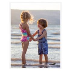 Vidaxl Foto okvirji 5 kosov namizni beli 20x25 cm MDF