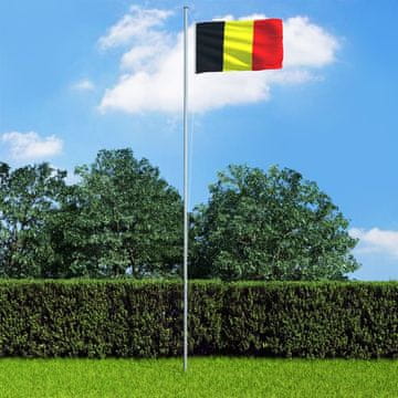 Vidaxl vidaXL Belgijska zastava 90x150 cm
