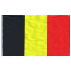 Vidaxl Zastava Belgije in drog 6,23 m aluminij