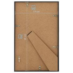 Vidaxl Foto okvirji 10 kosov namizni črni 13x18 cm MDF