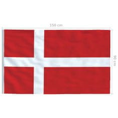 Greatstore Danska zastava 90x150 cm