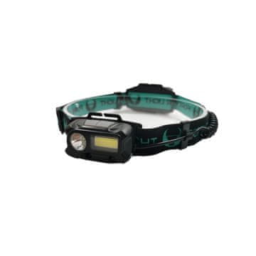 slomart Plastrol Naglavna svetilka LED Sporty, 3W XP-E + 3W COB, 160lm, 1200mAh