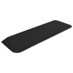 Vidaxl Klančina za prag 110x32x3,8 cm guma