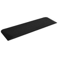 Vidaxl Klančina za prag 110x32x3,8 cm guma