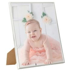 Vidaxl Foto okvirji 3 kosi namizni srebrni 20x25 cm MDF