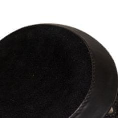 shumee Western sedlo, uzda in oprsnica pravo usnje 17" črne barve