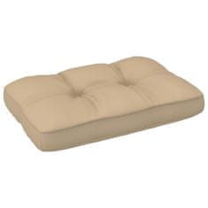 Vidaxl Blazina za kavč iz palet bež 60x40x12 cm