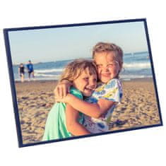 Vidaxl Foto okvirji 3 kosi namiznii modri 15x21 cm MDF