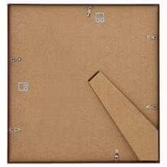Vidaxl Foto okvirji 3 kosi namizni bronasti 20x20 cm MDF