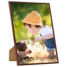 Vidaxl Foto okvirji 5 kosov stenski/namizni bronasti 40x50 cm MDF