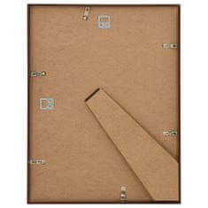 Vidaxl Okvir za fotografije, 3 kosi, za steno ali mizo, 20x25 cm, MDF