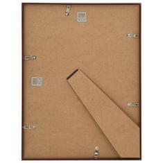 Vidaxl Foto okvirji 5 kosov stenski/namizni bronasti 40x50 cm MDF