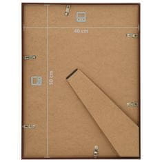 Vidaxl Foto okvirji 5 kosov stenski/namizni bronasti 40x50 cm MDF
