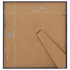 Vidaxl Foto okvirji 5 kosov namizni modri 30x30 cm MDF