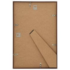 Vidaxl Foto okvirji 3 kosi stenski/namizni bronasti 70x90 cm MDF