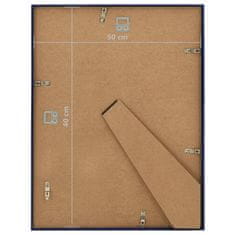 Vidaxl Foto okvirji 5 kosov stenski/namizni modri 40x50 cm MDF