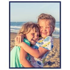 Vidaxl Foto okvirji 3 kosi stenski modri 40x50 cm MDF