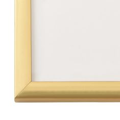 Vidaxl Foto okvirji 3 kosi namizni zlati 10x15 cm MDF