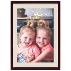 Vidaxl Foto okvirji 3 kosi stenski temno rdeči 70x90 cm