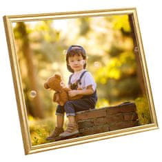 Vidaxl Foto okvirji 5 kosov stenski/namizni zlati 50x50 cm MDF