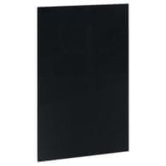 Vidaxl Omarica za ključe z magnetno tablo črna 30x20x4 cm