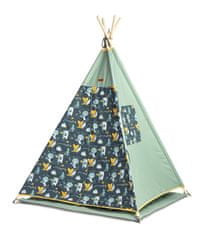 Sensillo Indijski teepee za otroški šotor zelene barve