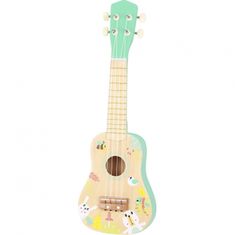 Tooky Toy Lesena kitara ukulele za otroke 3+