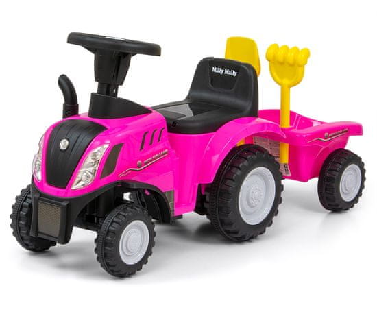 shumee Vozilo New Holland T7 Tractor Pink